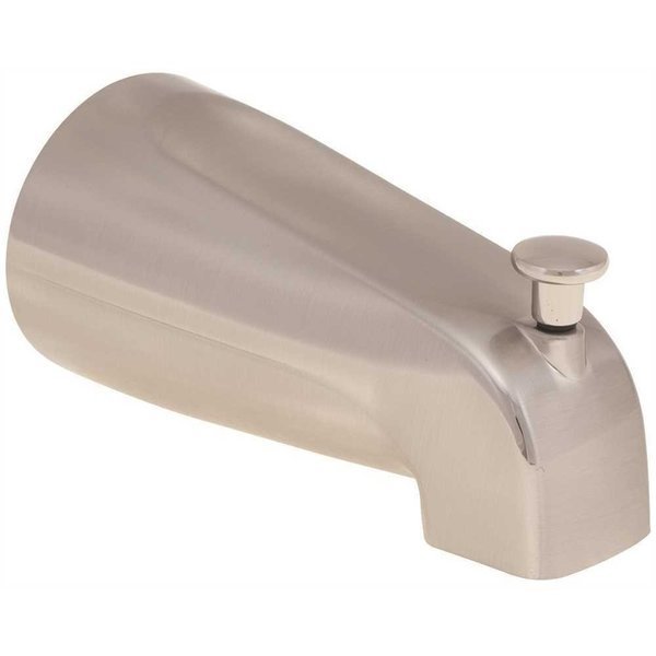 1/2 FIP Bathtub Spout W/ Top Diverter, Brushed Nickel, Proplus, Mfr#: .102024